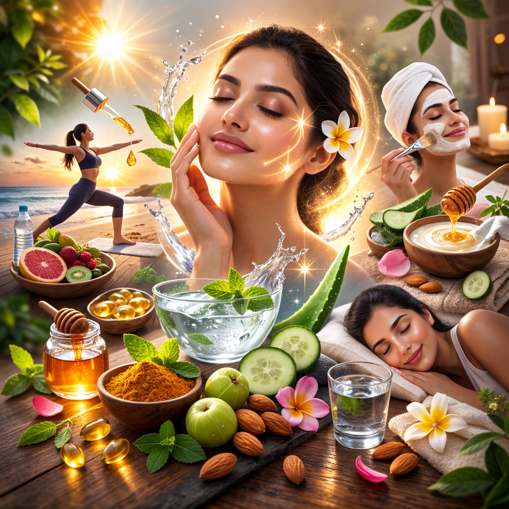 glowing skin tips naturally