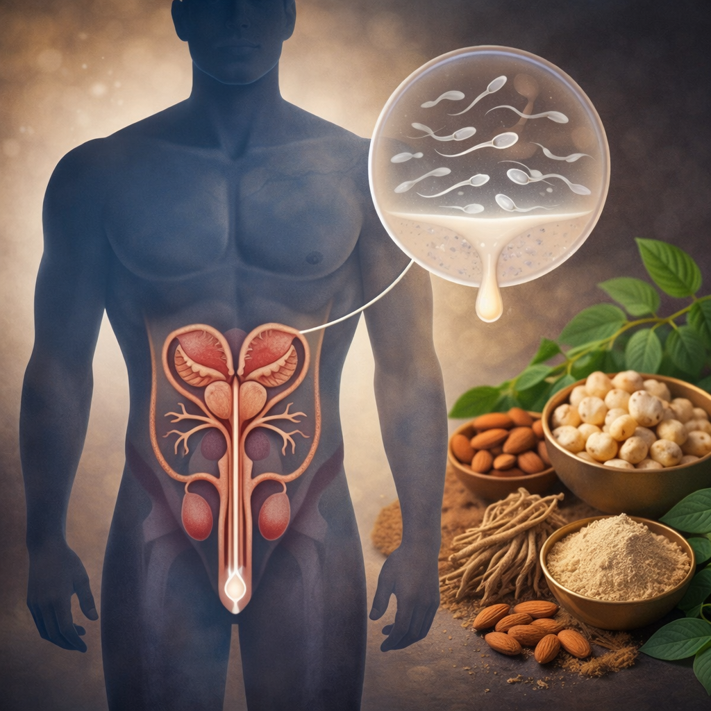 वीर्य को मजबूत बनाने के आयुर्वेदिक उपाय