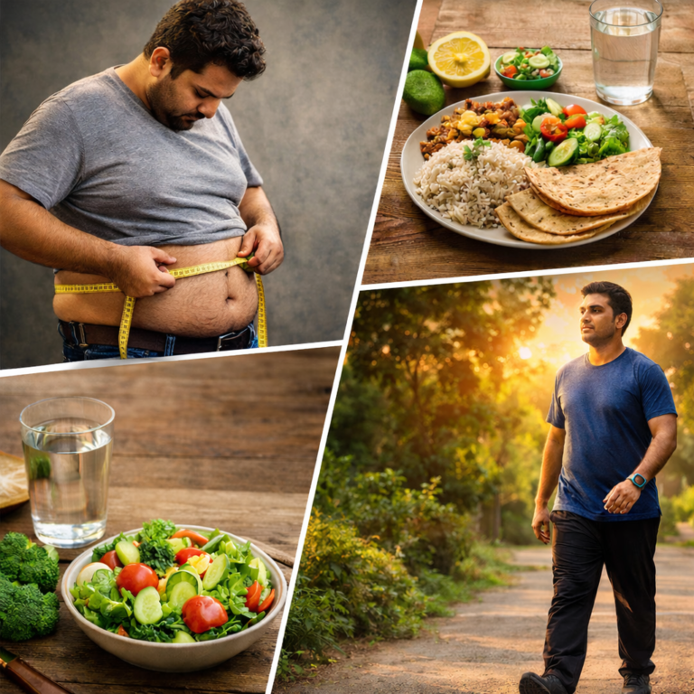 बिना कार्ब्स छोड़े वजन कम करने का प्राकृतिक तरीका – फैट बर्न और healthy lifestyle concept