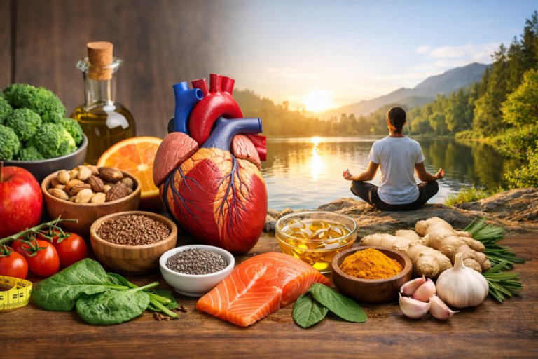 heart artery plaque buildup illustration showing artery blockage and heart health concept