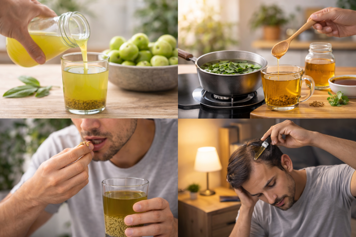 Hair fall control Ayurvedic remedies